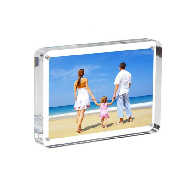 APH-004 Clear Acrylic Picture Frames Frameless Desktop Postcard Display1