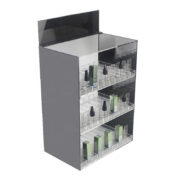 CDS-004A Custom black plastic acrylic tobacco display rack for sale eliquid display case1